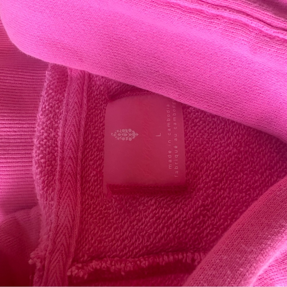 Pink FP Hoodie Midi Sweatshirt Dress - Picture 5 of 6